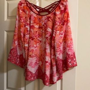 Zac & Rachel Coral floral print XL